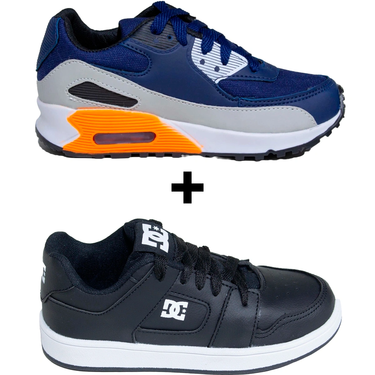 Kit 2 Tênis Infantil Mini Max AIR + Tênis Infantil DC Shoes Skatista - Imagem 14