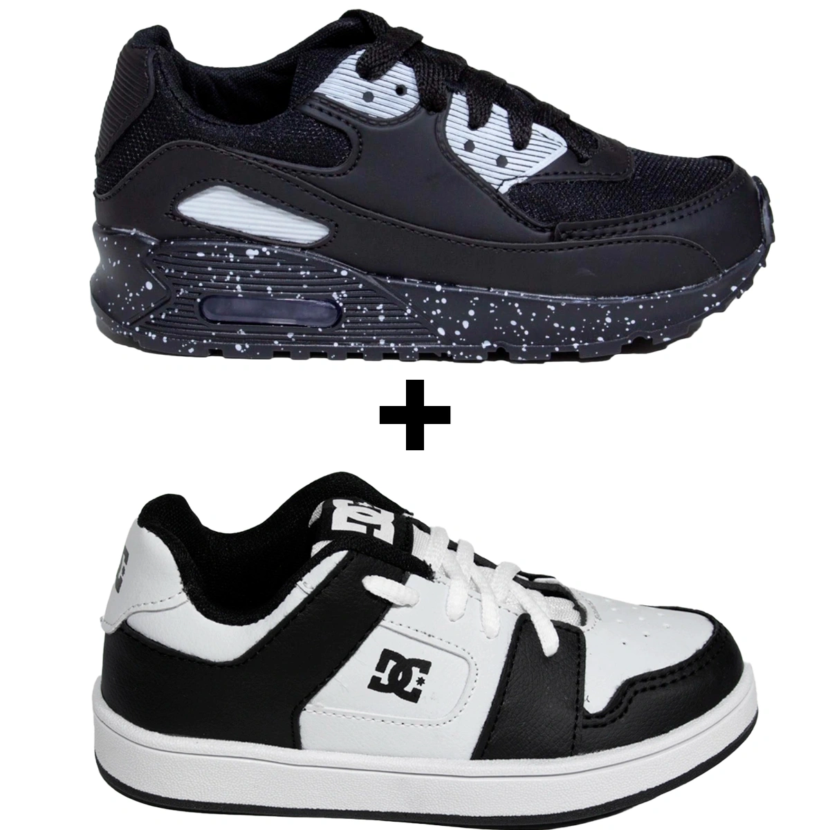 Kit 2 Tênis Infantil Mini Max AIR + Tênis Infantil DC Shoes Skatista - Imagem 18