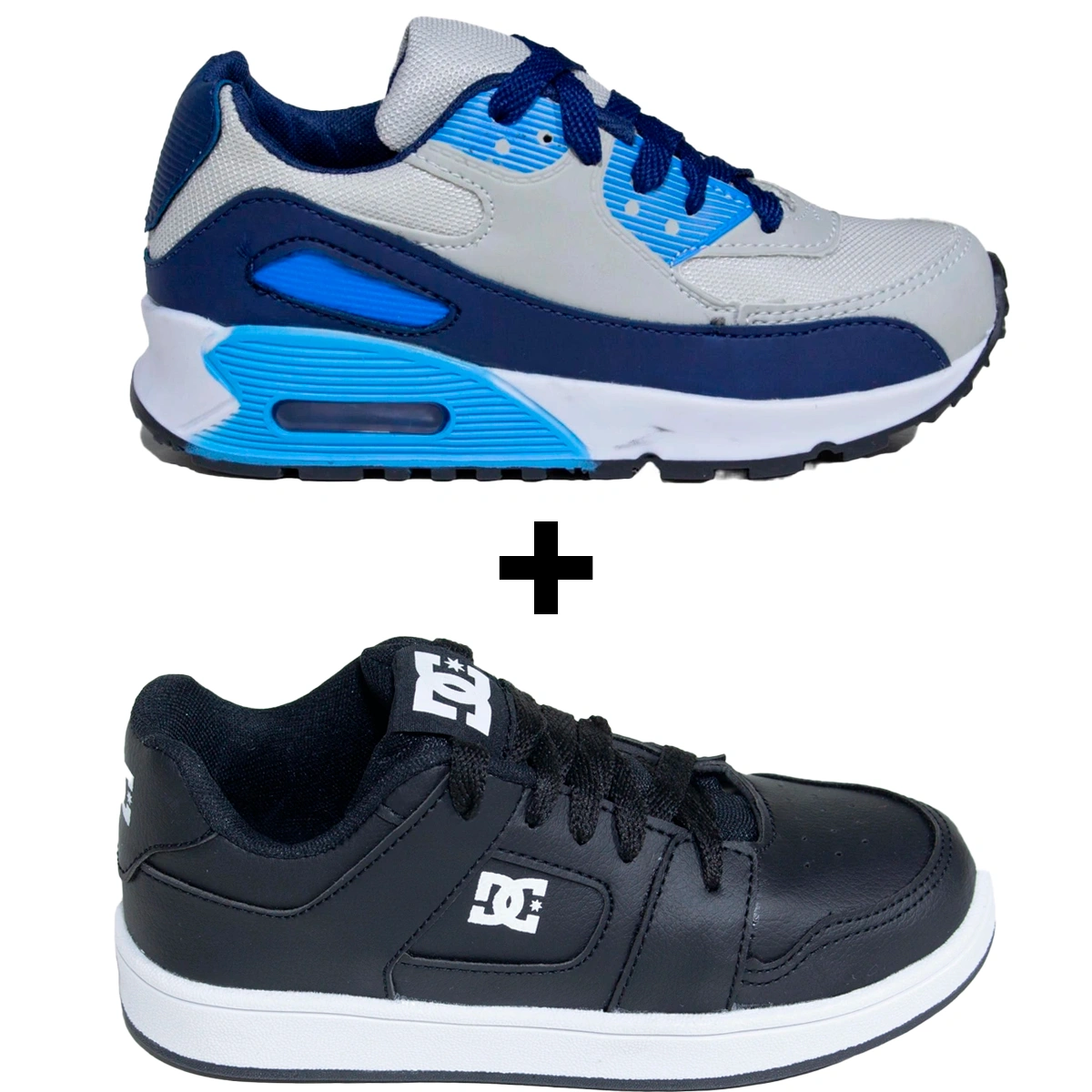 Kit 2 Tênis Infantil Mini Max AIR + Tênis Infantil DC Shoes Skatista - Imagem 20