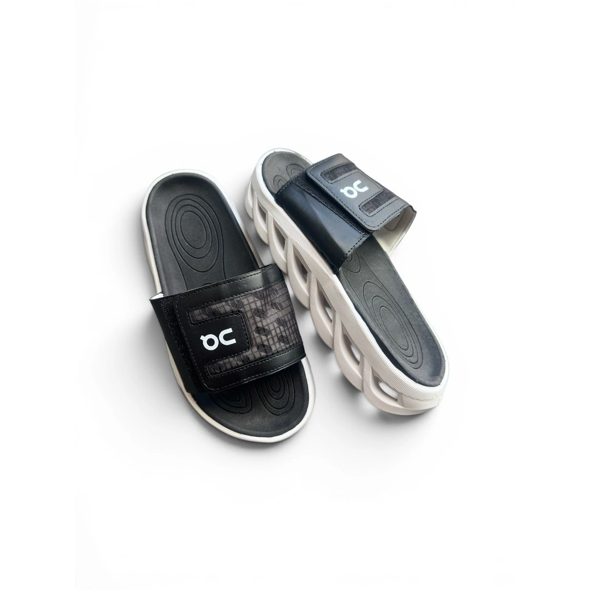 slides masculino chinelo slide macio com velcro - Imagem 7