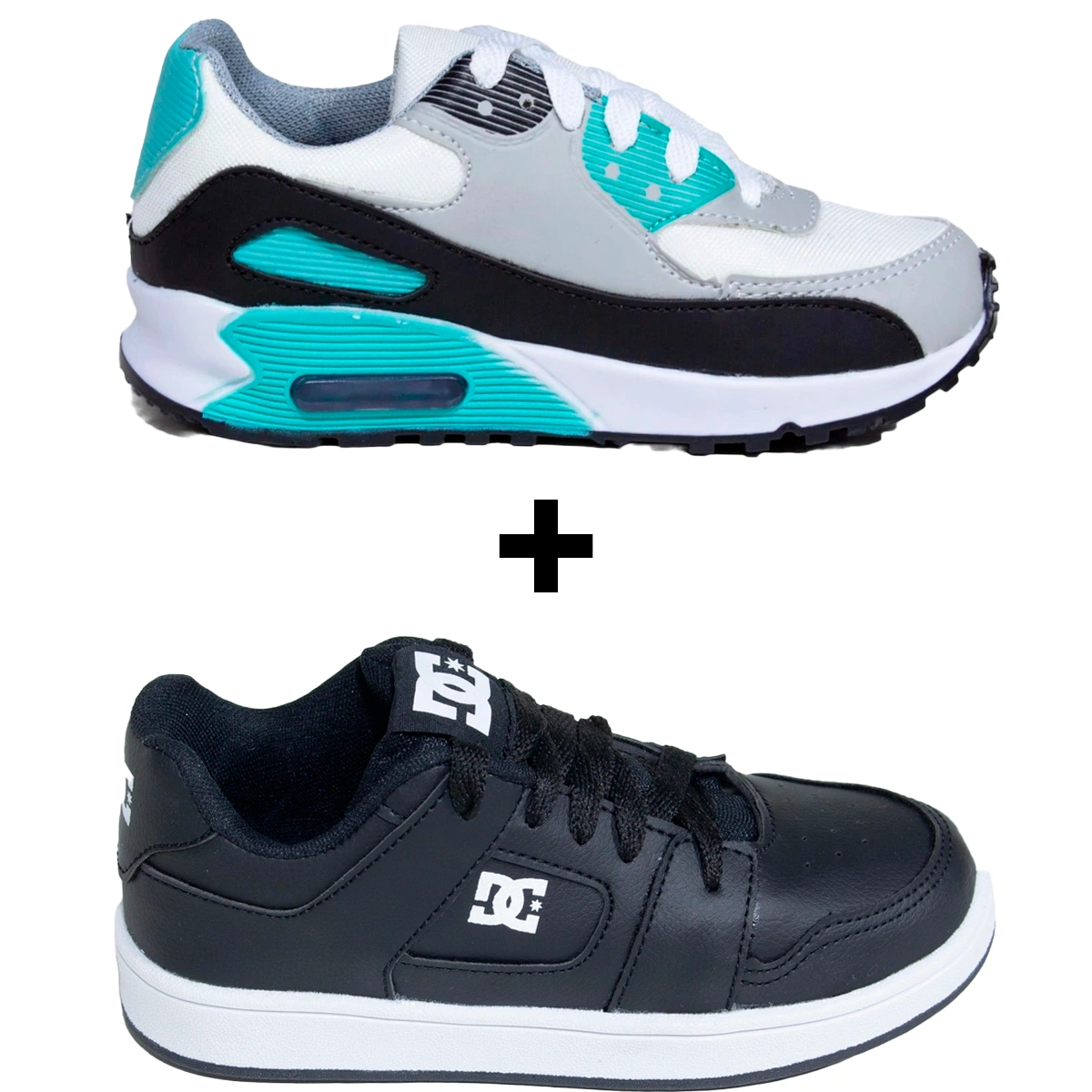 Kit 2 Tênis Infantil Mini Max AIR + Tênis Infantil DC Shoes Skatista - Imagem 4