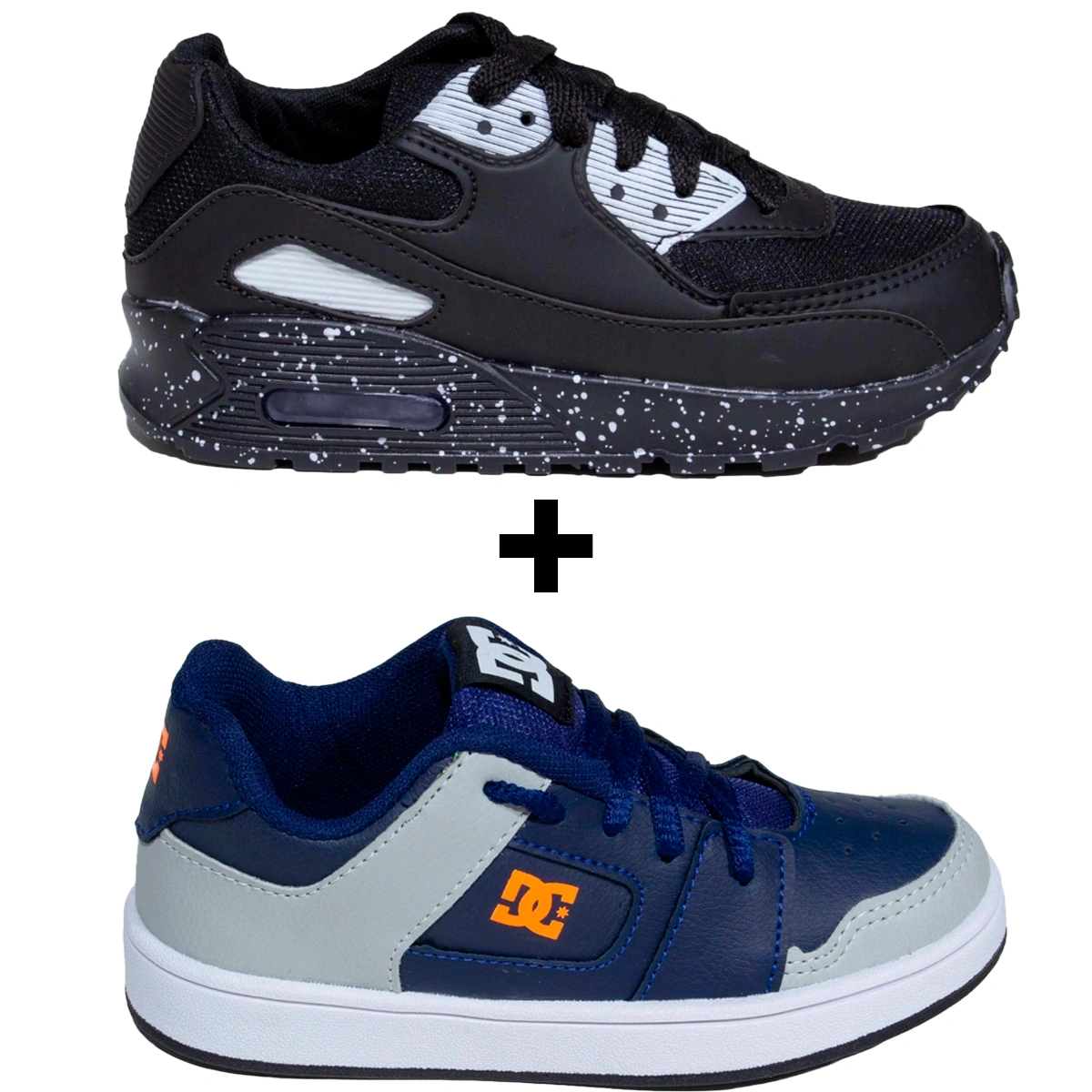 Kit 2 Tênis Infantil Mini Max AIR + Tênis Infantil DC Shoes Skatista - Imagem 10