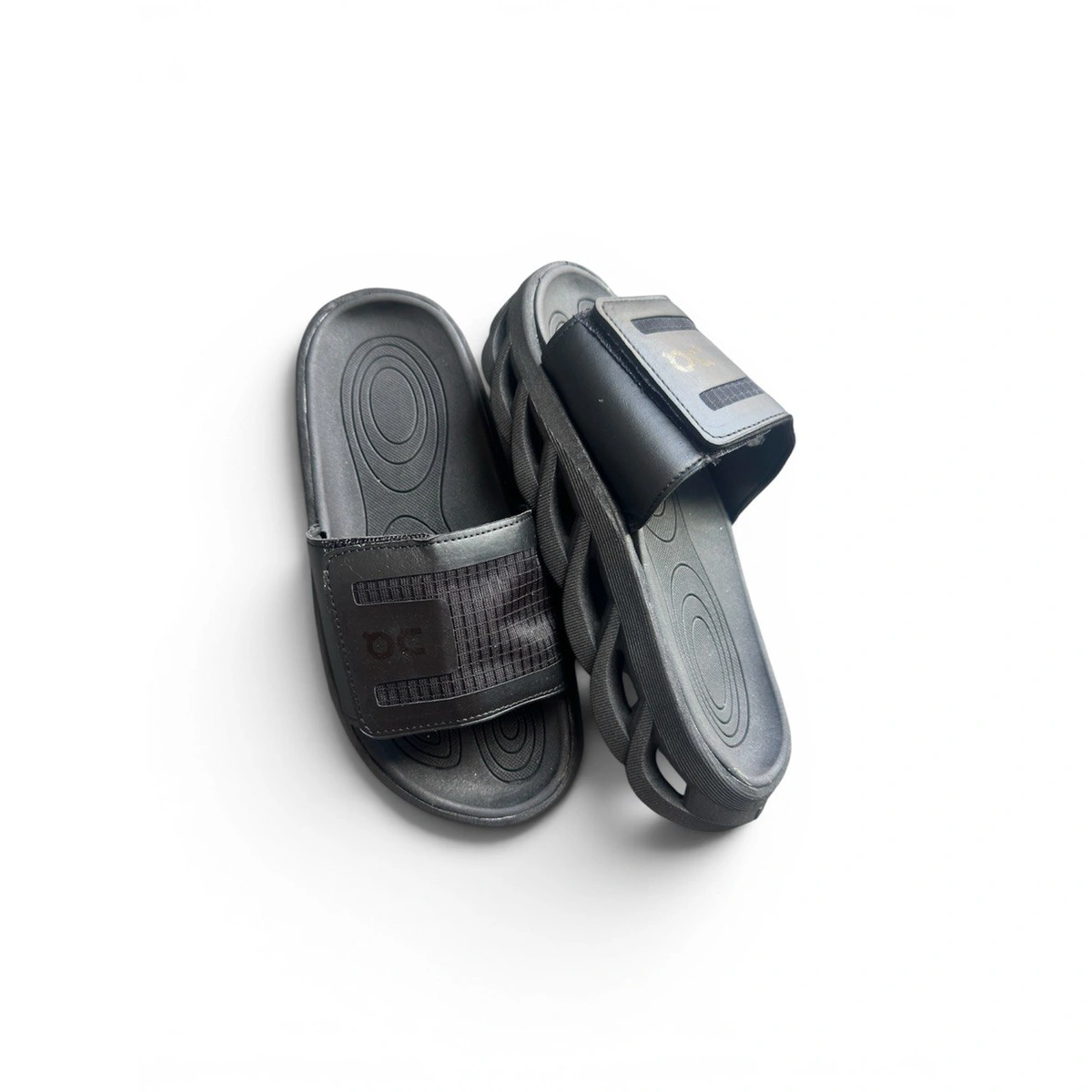 slides masculino chinelo slide macio com velcro - Imagem 11