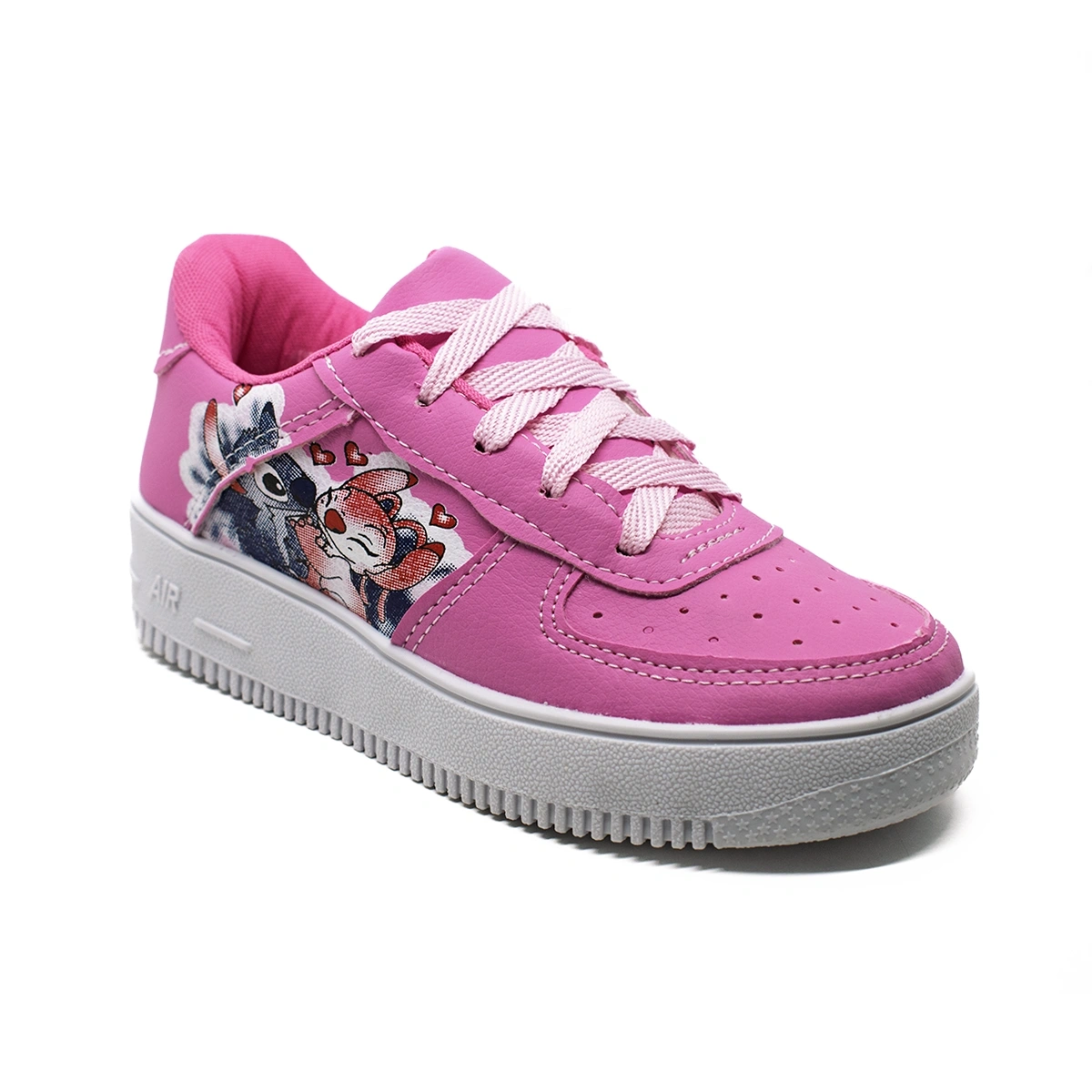 Kit Menina Tênis Infantil Stitch + Chinelo Infantil Personagem - Imagem 5