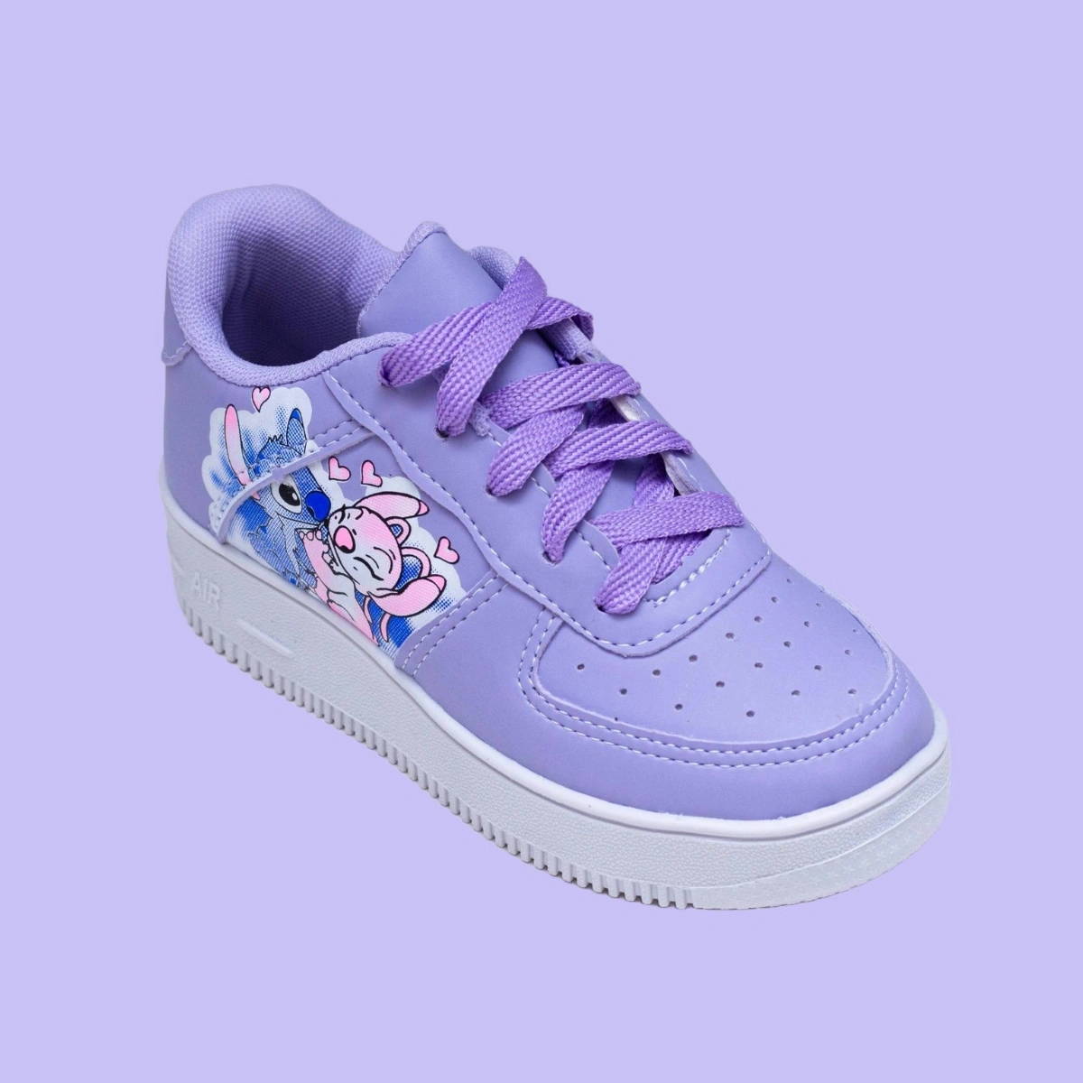 Kit Menina Tênis Infantil Stitch + Chinelo Infantil Personagem - Imagem 20