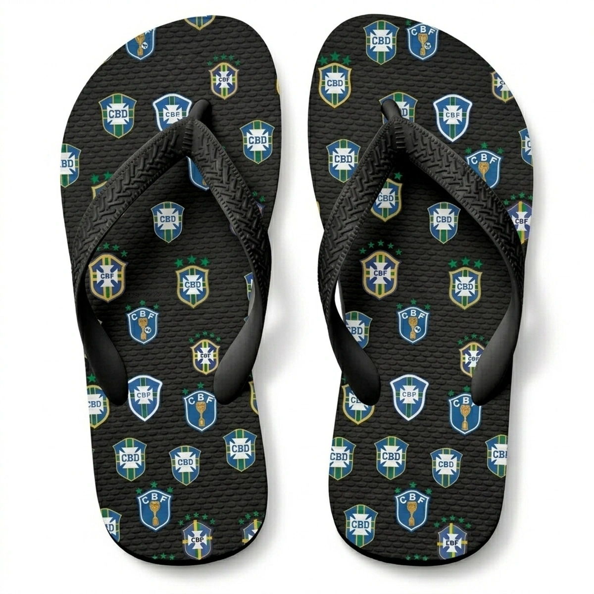 Chinelo Masculino Escudos Seleções Brasil - Imagem 3