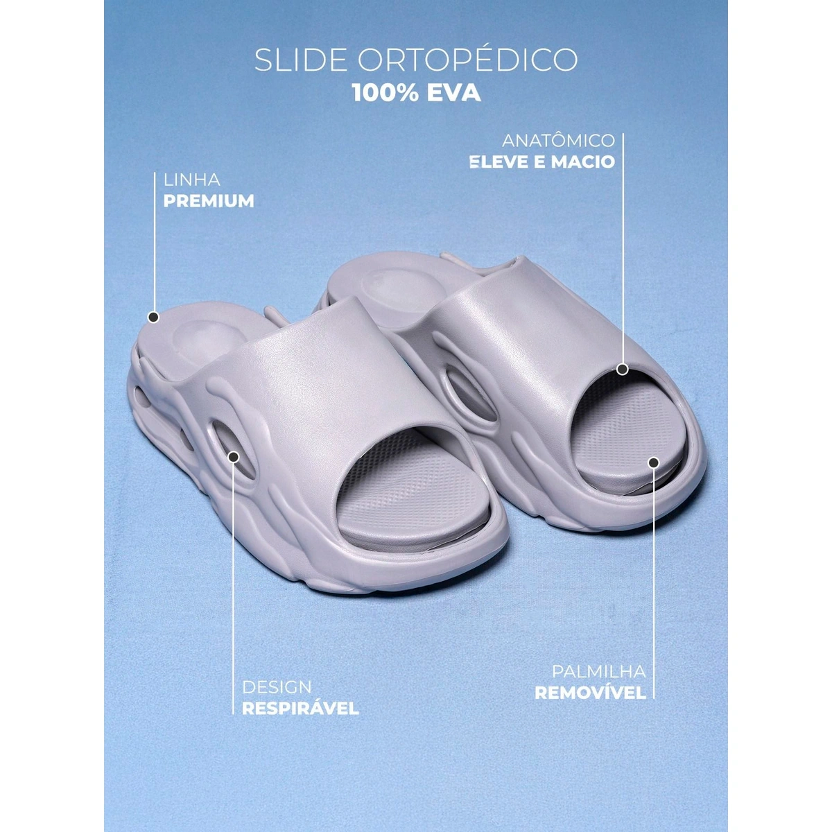 Chinelo Masculino Nuvem Palmilha Removível - Imagem 29