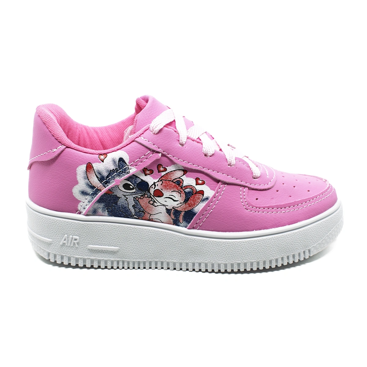 Kit Menina Tênis Infantil Stitch + Chinelo Infantil Personagem - Imagem 3