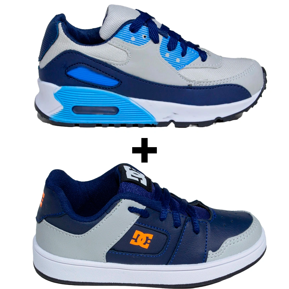 Kit 2 Tênis Infantil Mini Max AIR + Tênis Infantil DC Shoes Skatista - Imagem 19
