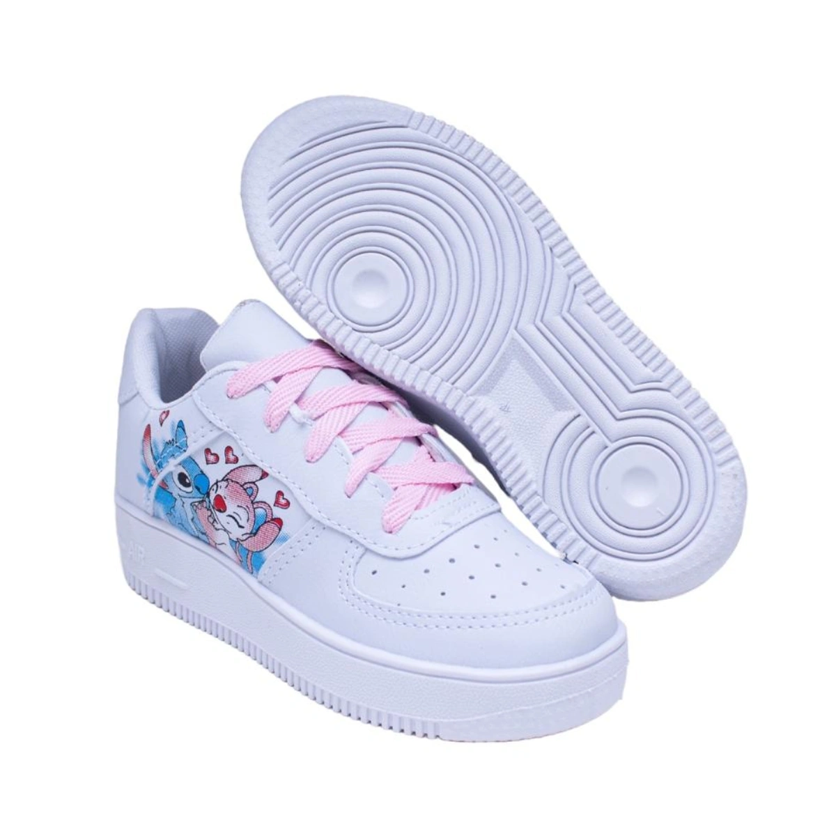 Kit Menina Tênis Infantil Stitch + Chinelo Infantil Personagem - Imagem 14