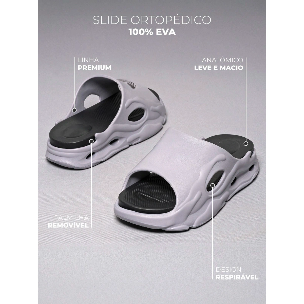 Chinelo Masculino Nuvem Palmilha Removível - Imagem 19